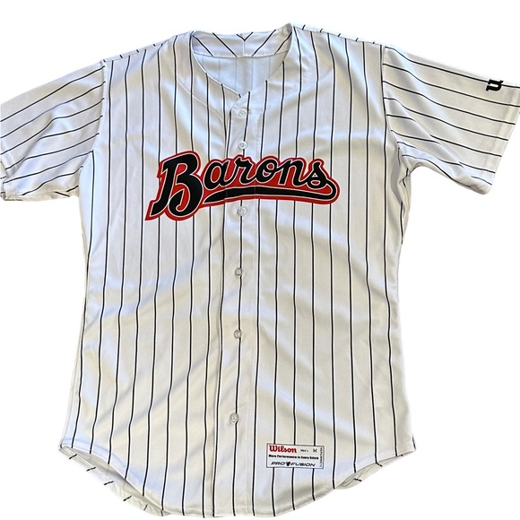 Wilson Shirts Birmingham Barons Minor League Baseball Jersey From